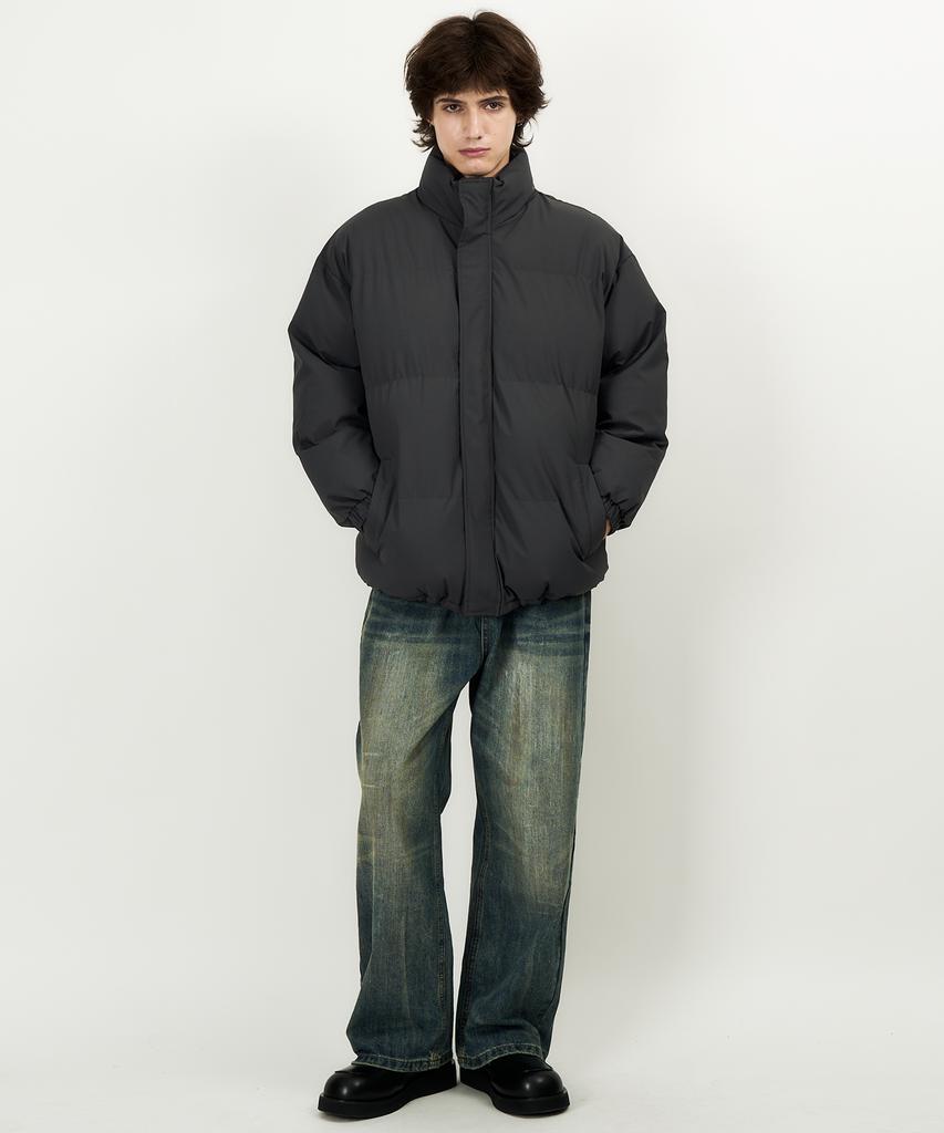DWSE Essentials Puffer Short Padded Jacket (Charcoal)