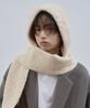 Ladeuedisyeon Lad Wool Knit Hooded Muffler_Ivory
