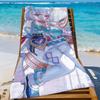 Game Sigewinne Genshin Impact Cute Towel Sports Quick Dry Travel Camping Gear Sandproof Soft Light Large Beach Towel