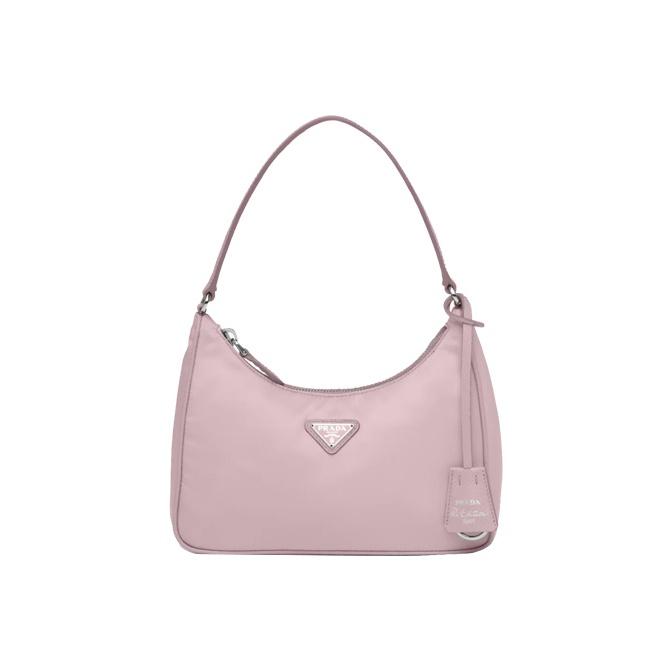 

Prada Re-Edition 2005 Enamel Triangle Metal Logo Recycled Nylon Fabric With Saffiano Leather Trim Mini Shoulder Bag Women Bags 1NE204_R064_F0E18 Basic Set (Bag+Dust Bag)