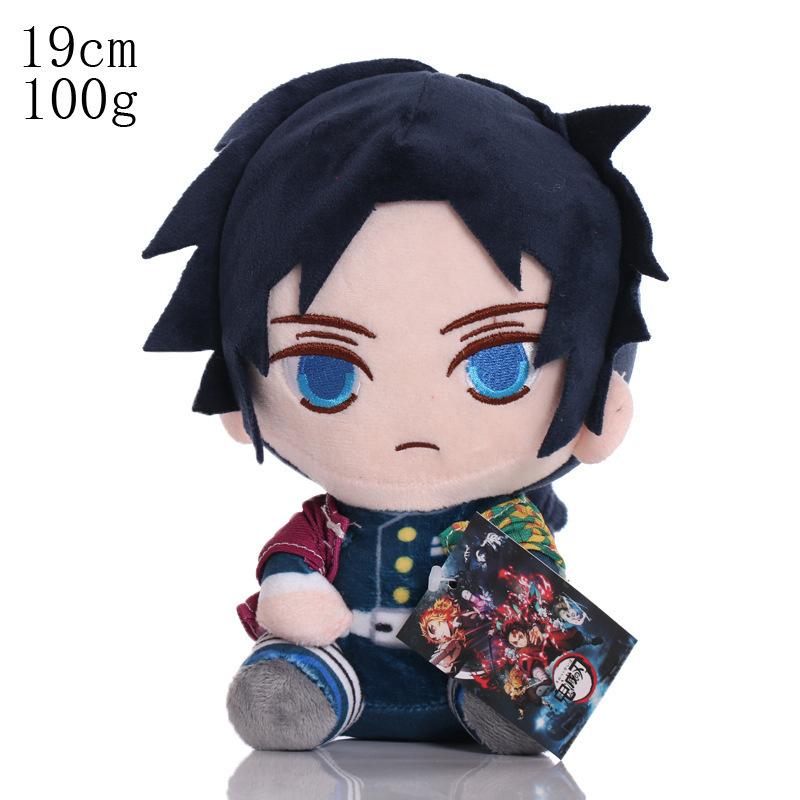 20CM Anime Version Demon Slayer Plush Kawaii Cute Cool Toy Doll Plush Pillow Room Decoration Kid Birthday Gifts In Stock