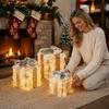 3pcs Plush Design Christmas Light Up Boxes Versatile Lighted Gift Boxes  Outdoor Decor