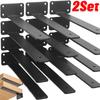 Suportes de Prateleira Pesados Suporte Metálico Industrial Flutuante Suportes de Suporte de Divisória em L Suporte Fixo de Montagem na Parede com Parafuso