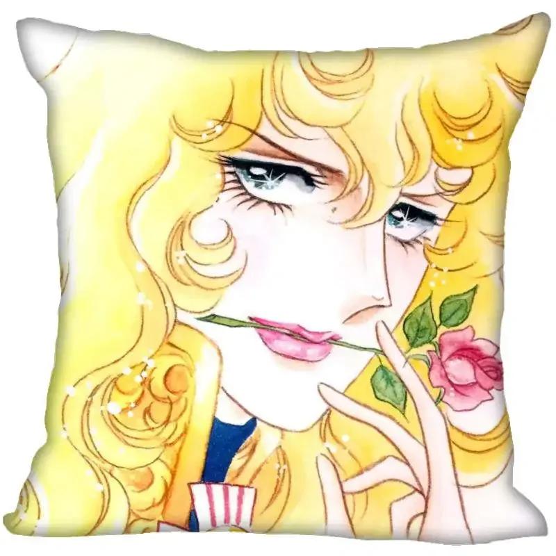 Anime The Rose of Versailles Pillow Cover Bedroom Home Office Decorative Pillowcase Square Zipper Pillow Cases Eco-Friendly 0406