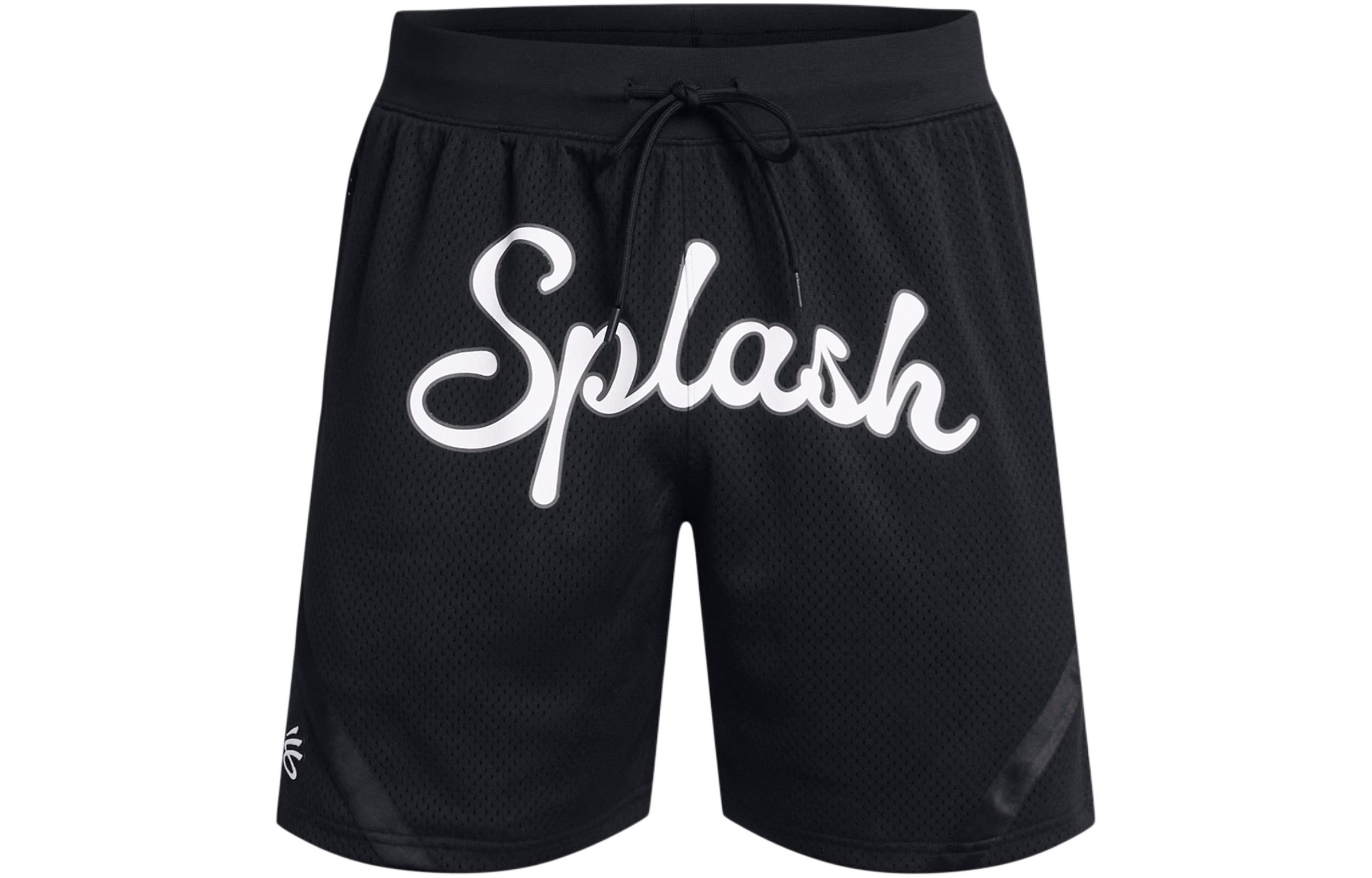 Under Armour Curry Mesh Sports Shorts Men s Black 1383374-001 MD