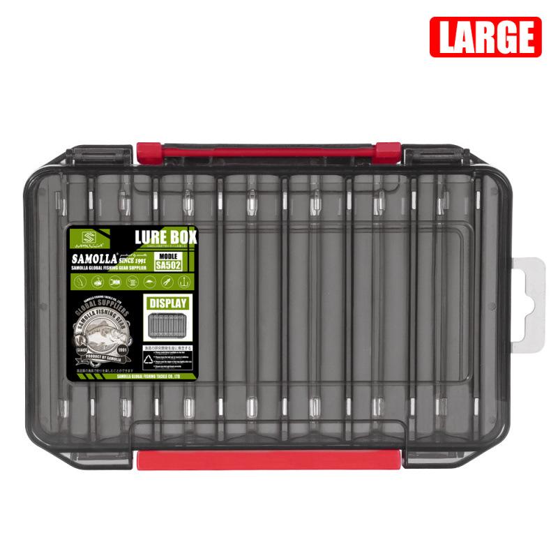 Double-Layer Multi-Functional Fishing Lure and Soft Bait Storage Box