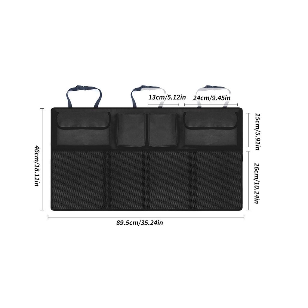 Car Trunk Organizers Large Capacity Car Organizers SUV Equipped with Robust Elastic Net Hanging Car Storage Organizers