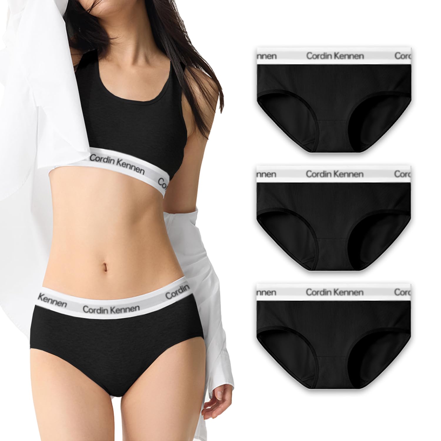 

Cotton Highly Highly Perfect for Everyday Use [SIERJIAN] Women s Shorts, Pants, Underwear, 3-Piece Set, Panties, Women s Underwear, Shorts,