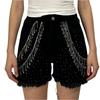Women's Color Jeans Stretch Slim Fit Distressed Denim Shorts