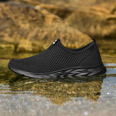 Herren Slipper 2024 Sommer Leichtes Walking Mesh Atmungsaktiv Sommer Bequeme Freizeitschuhe Paar Zapatillas Hombre Sneakers