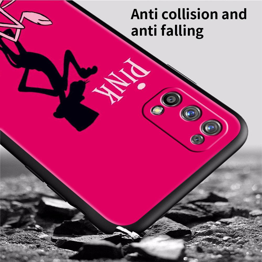 Cute Pink Panther Soft Case For Oppo Realme 8 9 7 Pro C21Y C21 GT Neo 2 Pro 3 8i C3 C35 C15 C12 C11 6 Silicone Funda Phone Cover