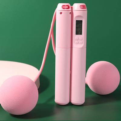 Zähl-Springseil mit Ball aus Stahl und PVC, verstellbar, schnurlos, für Fitness, Training zu Hause, Sportausrüstung