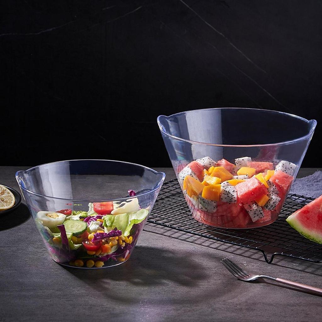 Acrylic Salad Bowl Vegetable Bowl Fruit Ice Bucket Wine Champagne Wine Chiller Wine Bottle Cooler Ice Barrel