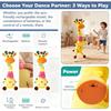 Gifskiu Dancing Talking Giraffe Toy, Singing Plush Giraffe with Adjustable Volume, Tummy Time Toy, Remote & USB Charging – 2PCS