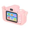 Kids Camera 20MP Pink Cartoon Style Video Recording Easy Operation Child Camera for Photo Game Outdoor