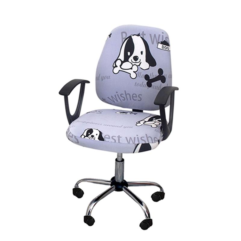 1 Set Office Chair Covers ElasticGaming Chair Covers Lift Removable Computer Armchair Slipcover Rotating funda silla escritorio