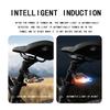 Solar-powered Bicycle Rear Light for Night Riding Intelligent Light-controlled Warning Light for Mountain Bikes and Children's Balance Bikes with