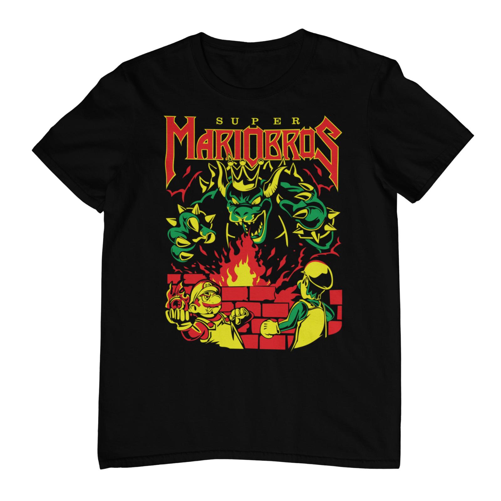 Super Mario Bros Graphic T-shirt Sizes S4XL to USA Canada XL