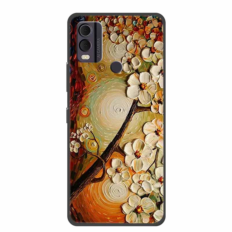 For Nokia C22 Case C 22 4G Fashion Soft TPU Silicone Phone Cover for Nokia C22 Back Case 6.5'' Protective Fundas For NokiaC22