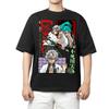 Demon Slayer Sanemi Shinazugawa Wind Hashira Collage Anime Print T Shirt Men 2026 Summer Casual Streetwear Oversized