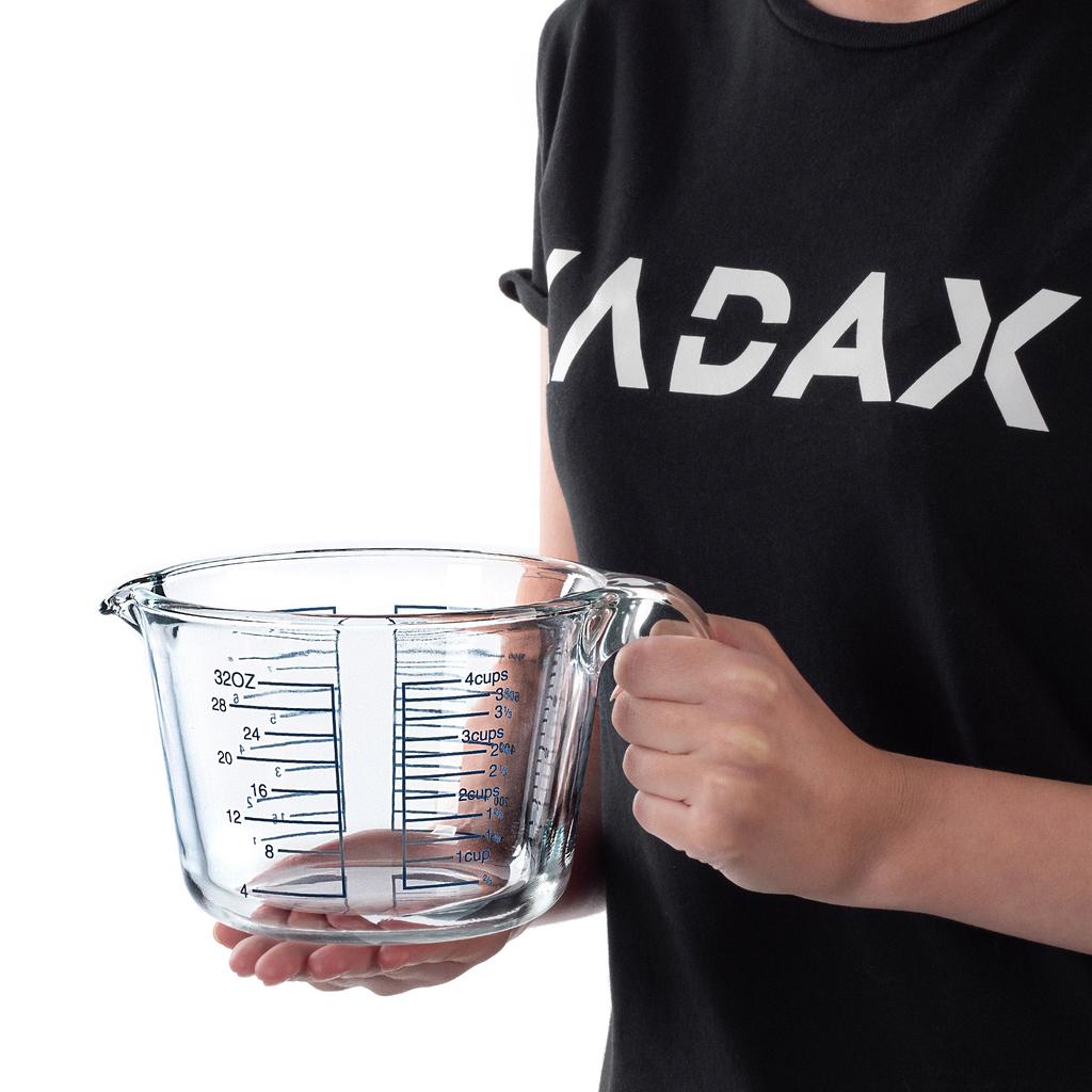 KADAX Kitchen Measuring Cup Pitcher Mug With Measuring Scale Container Glass