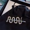 Fashion Hair Clip Snake Headpieces with Rhinestones And Alloy Designs Hair Accessories For Elegant Hairstyles
