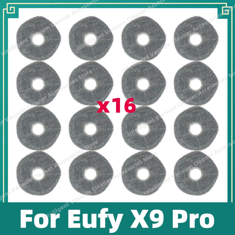 Compatible For Eufy X9 Pro Vacuum Cleaner Side Brush Hepa Filter Mop Cloth Rag Accessories Replacement Spare Parts