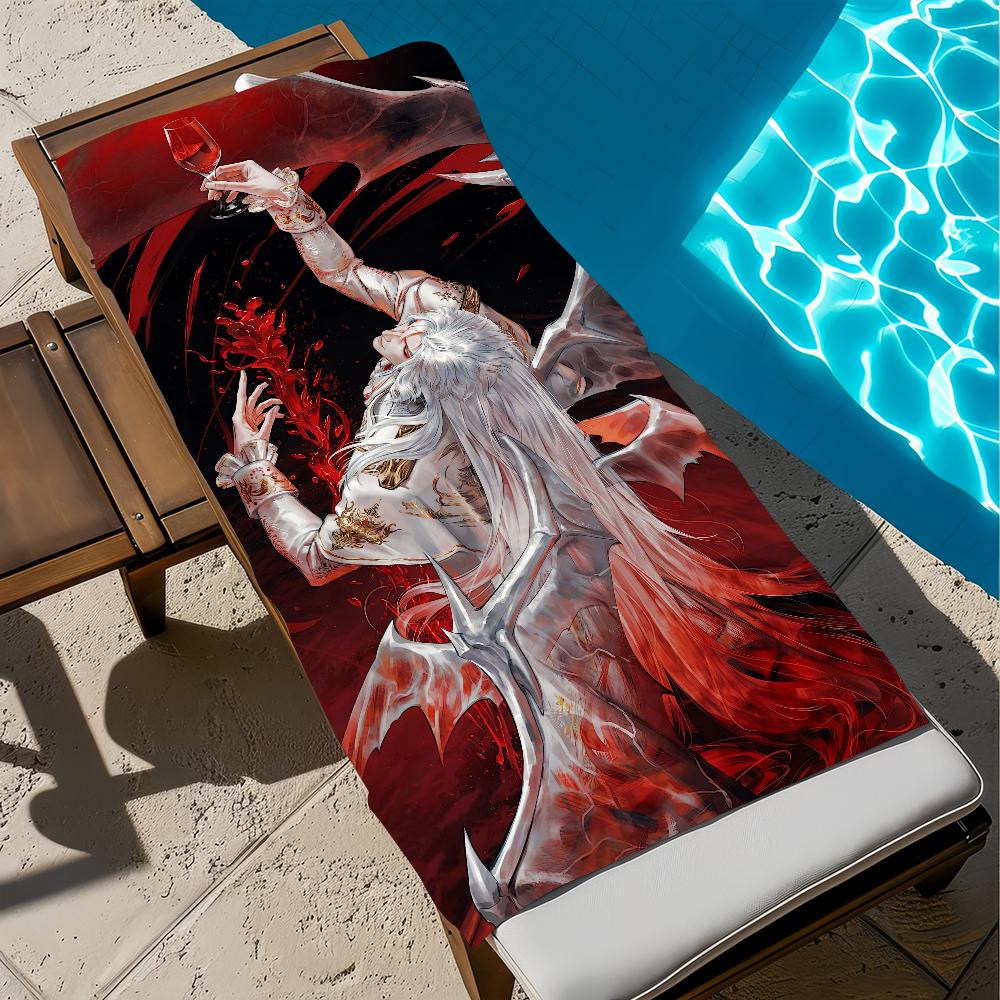 Sylus Love And Deepspace Towel Large Quick-Drying Microfiber Soft Beach Towel For Travel Fitness Sauna Bathing Camping