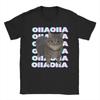 OIIA OIIA Spinning Cat Meme Glitch Disco Women T Shirt Funny Trendy Tees Short Sleeve Round Collar T-Shirt Gift Clothing