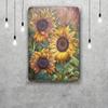 Sunflower Vintage Tin Sign Home Decor Wall Decor Art Wall Mural Room Decoration Decor Retro Metal Sign Plate Bar Posters