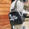 Backpack for Women 2024 New Street Trend High School Backpack with Large Capacity, Solid Color PU Leather Student Backpack