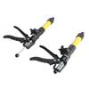 2 Set Cabinet Jack Alloy Steel 30 To 59cm Adjustable Support Rod with Base 40kg Bearing Yellow