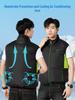 New Sleeveless Air-Conditioned Cooling Clothes with Fan for Summer Outdoor Heatstroke Prevention