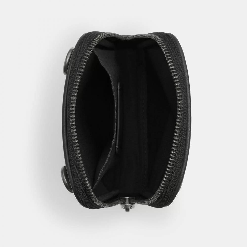 Coach Aden Crossbody Gunmetal Black