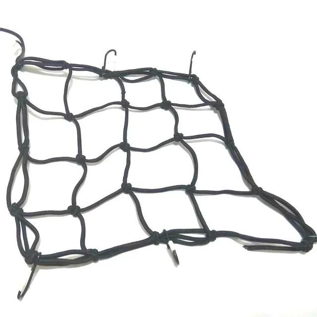 Motorcycle adjustable Luggage Net Bike 6 Hooks Hold Down Fuel Tank Luggage Mesh Web Styling High Quality moto Cargo Net
