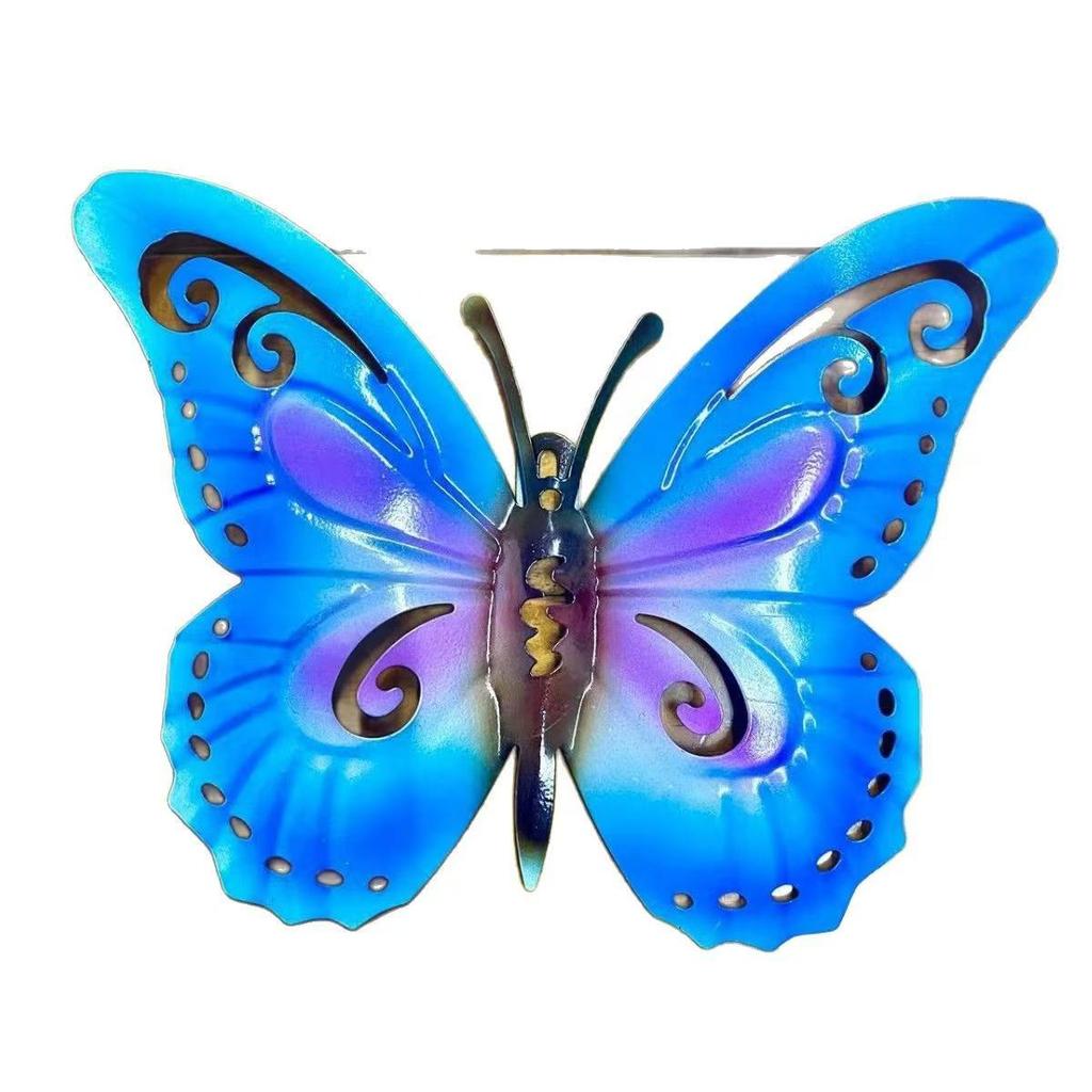 Colorful Metal Butterfly Wall and Garden Decoration