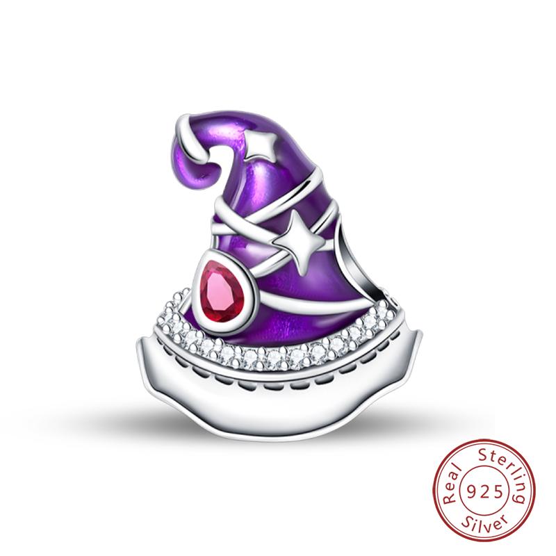 Copper Halloween Luminous Skull Little Elf Spider Bat Charms Beads Fit Qikaola Original Bracelets Diy Jewelry