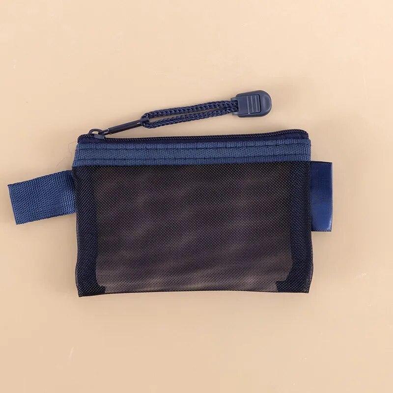 

Новый ретро прозрачный сетчатый мешок для монет на молнии ID органайзер для банковских карт чехол портативный ключ наушники кабель для передачи данных зарядное устройство сумка для хранения