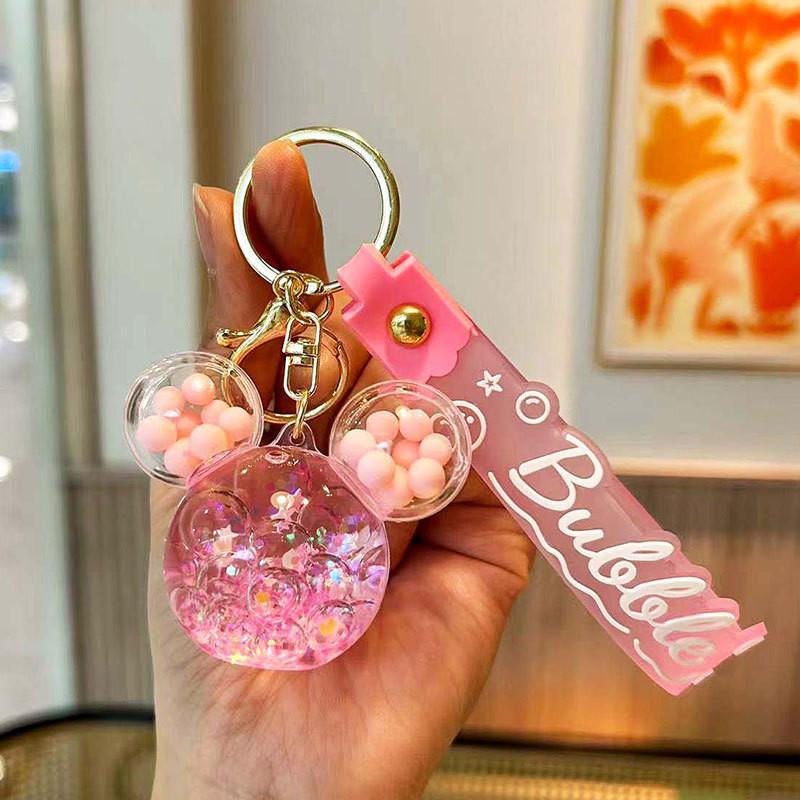 

Charming Acrylic Keychain Decoration Perfect For Car Keys And Giving Gift рожевий