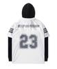 Oc Football Layered Hoodie Jersey (Ivory)