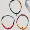 BONBEAU Awesome Color Line Glass Beads Bracelet Color Mix Glass Beads Banding Bracelet