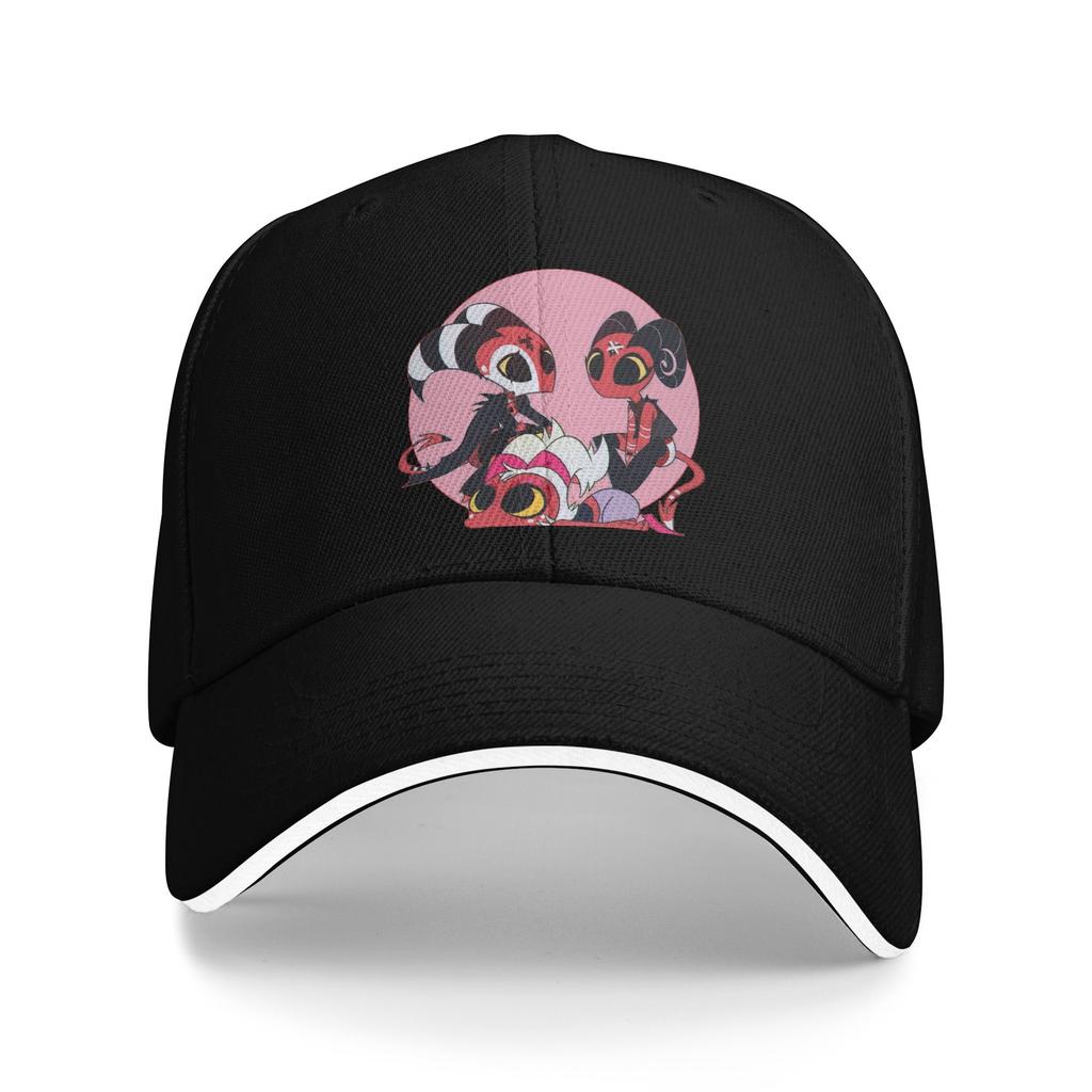 Helluva Boss Loona Baseball Cap Hip Hop  Sandwich Caps Unisex Breathable Caps Hat Sport