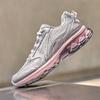 Li Ning Fuyao 2.0 Fabric Slip Resistant Abrasion Resistant Support Low top Running Shoes Women's Silver Pink ARXU002-12