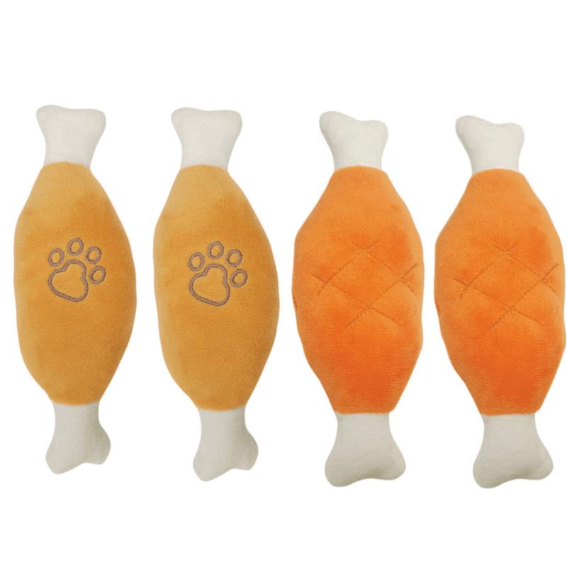 Bite-Resistant Plush Dog Toy for Self-Entertainment and Boredom Relief