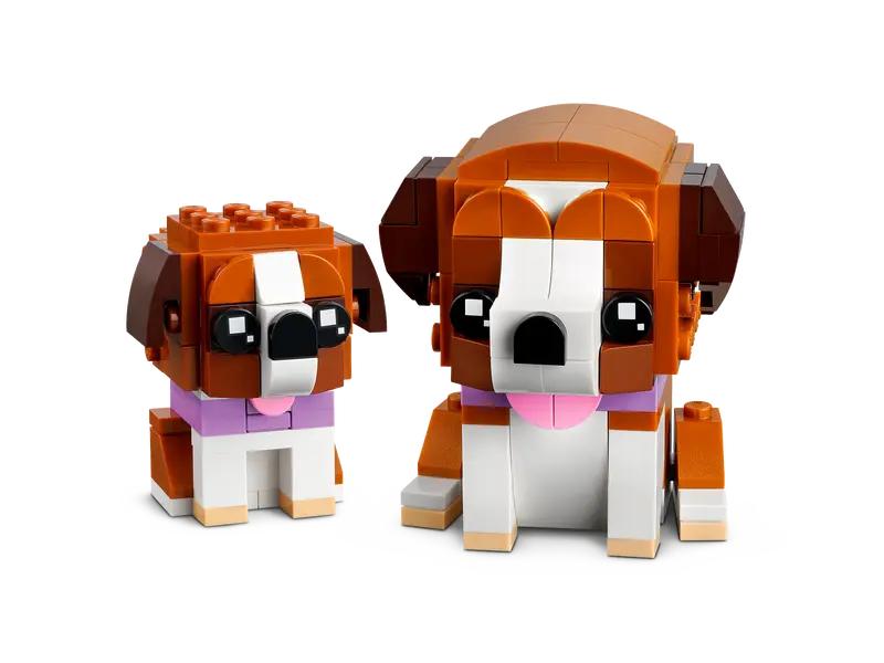 LEGO BrickHeadz Saint Bernard Dog and Puppy Set 40543
