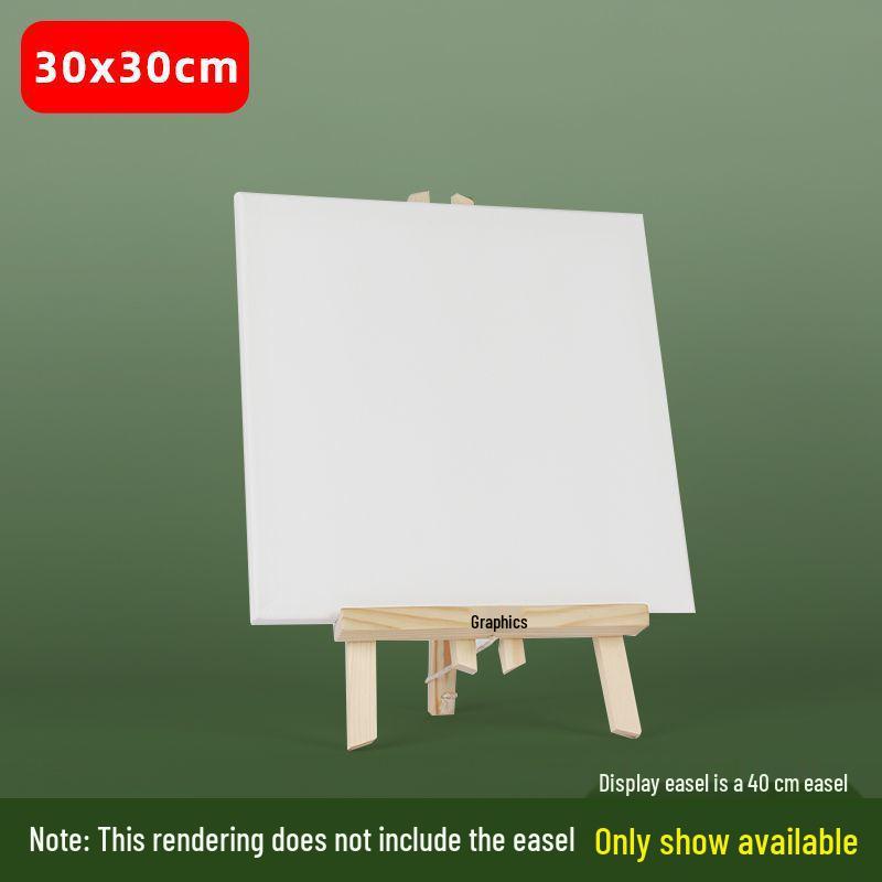 Velké lněné bavlněné akrylové olejové plátno s dřevěným malířským rámem pro vlastní montáž