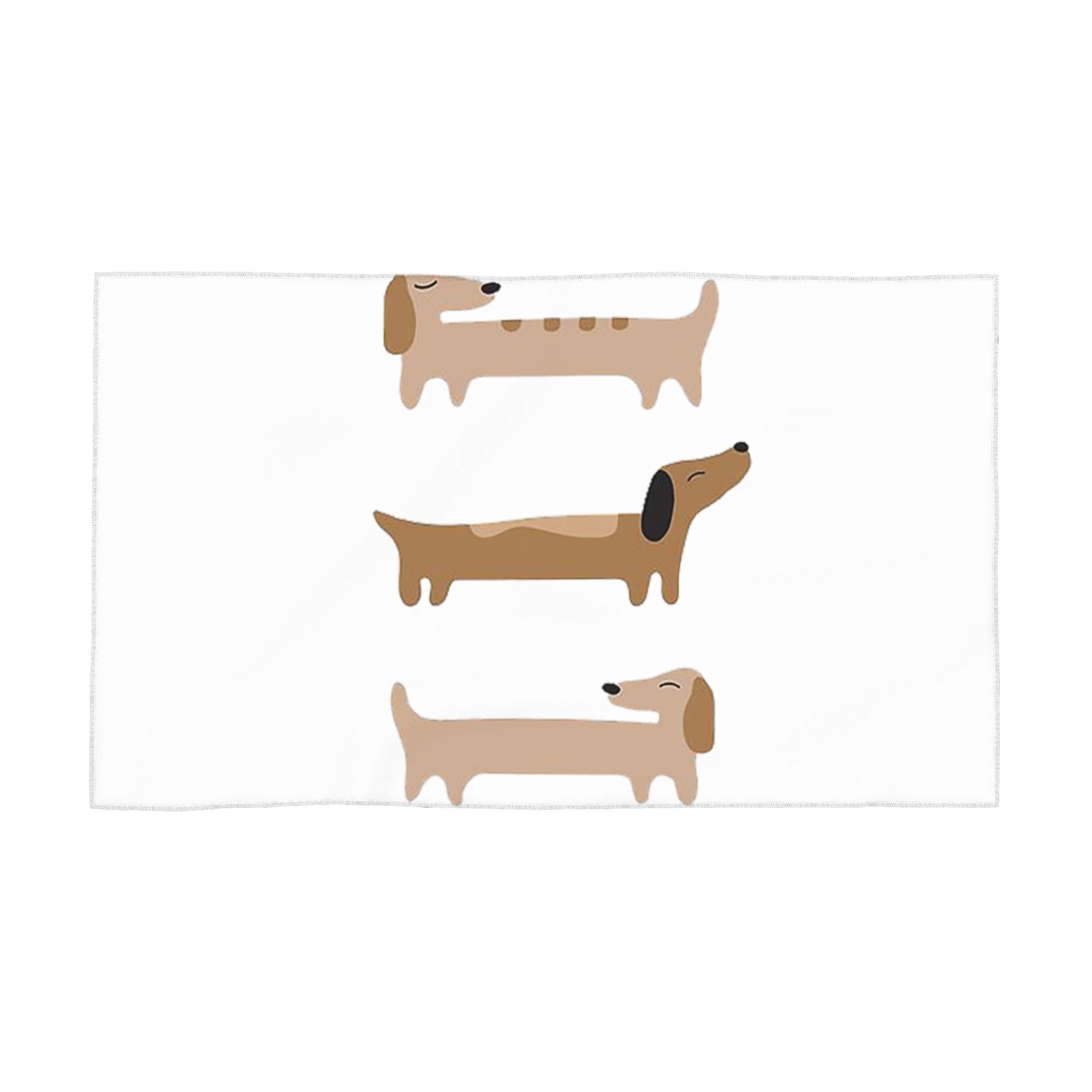 

Home Decor - Dachshund Soft Face Towel Quick Dry Pool Bath Cotton Towels Breathable W30*H60(CM)