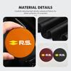 Suede Car Coaster Water Cup Holder Anti-Slip Pad Accessories For Renault Dacia RS Megan Scenic Logan Laguna Clio 3 4 Kadjar NN87