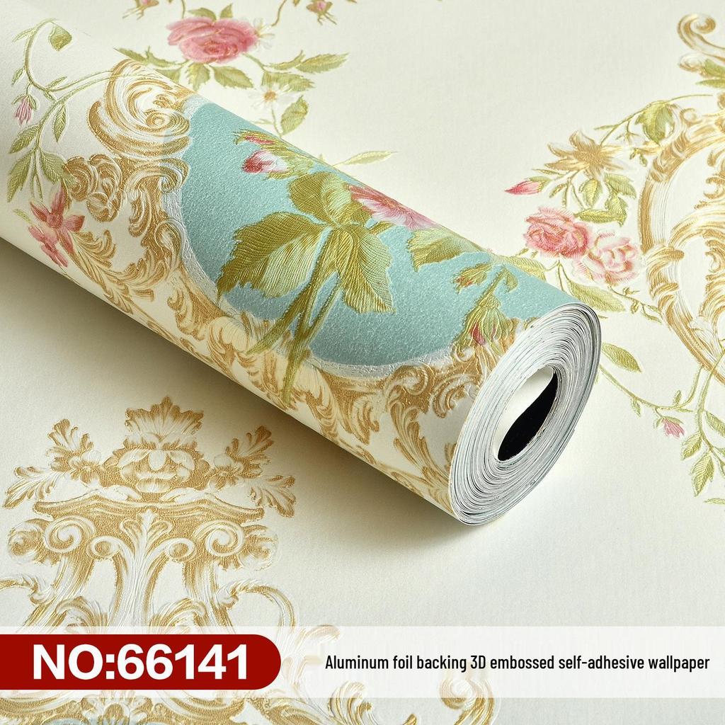 Thick Self-Adhesive Embossed Waterproof Wallpaper for Home Decoration