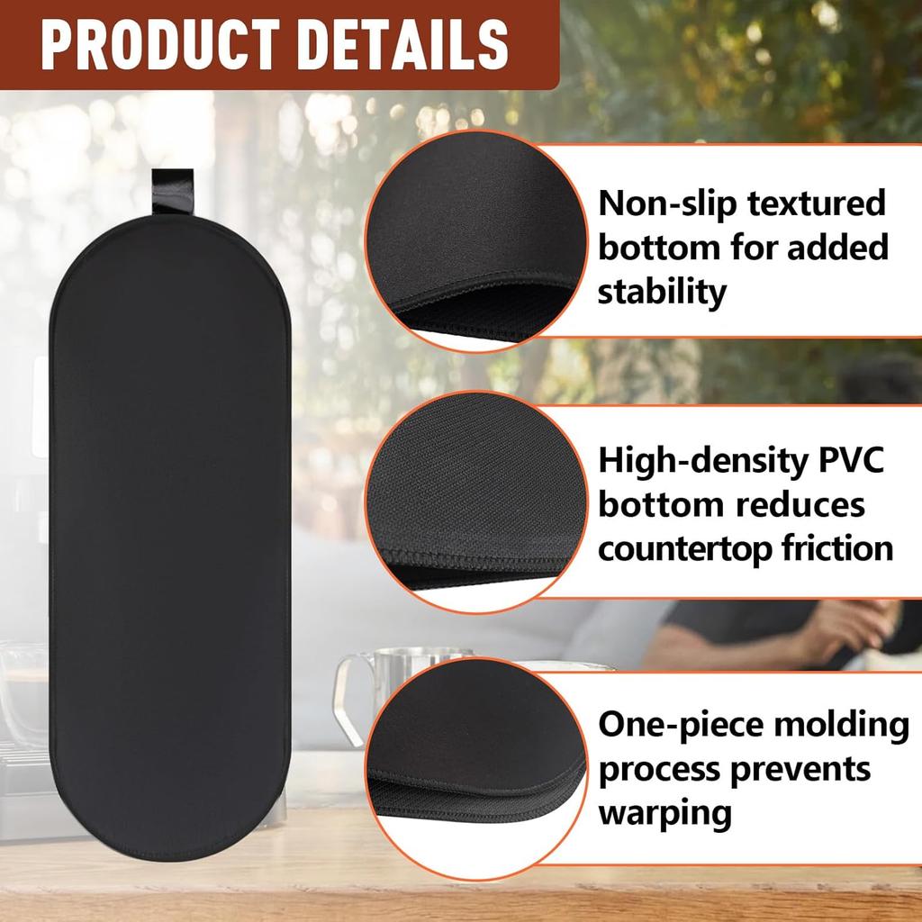 Sliding Pad for Ninja Single Serve Coffee Maker PB051 and PB041, Anti-slip Base Design Is Not Easy to Move, Convenient Storage Strap Design